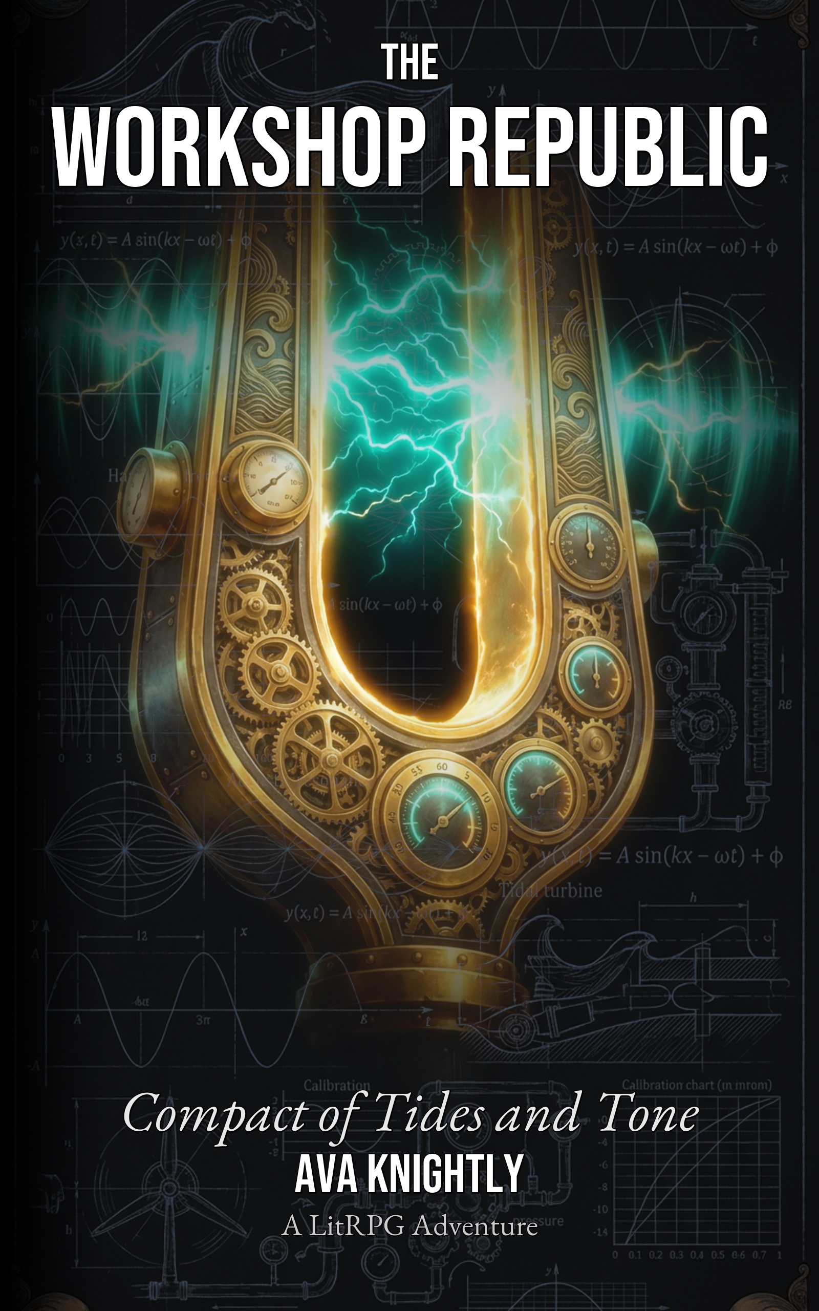 Compact of Tides and Tone book cover by Ava Knightly